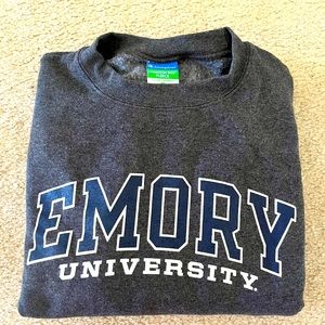 authentic Emory University Champion crewneck sweatshirt in size medium